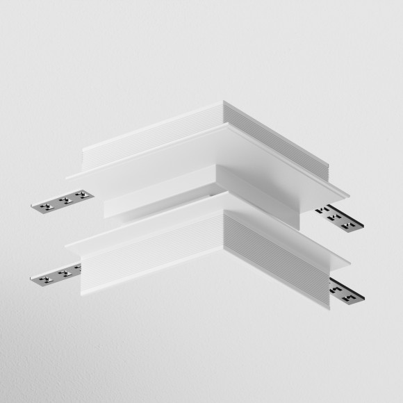 Угловой коннектор внешний вертикальный для накладного шинопровода Maytoni Gravity TRA004OCL-22W