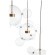 SL1133.203.03 Светильник подвесной ST-Luce Белый,Латунь/Прозрачный LED 3*14W 3000K  (из 4-х коробок) BOPONE