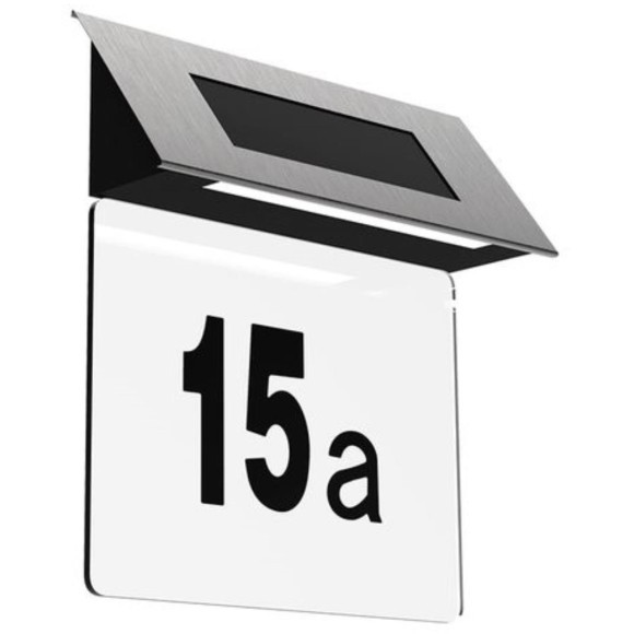 GS091 Номер дома на солнечной батарее LED Gauss Solar, 6500K, 1/12