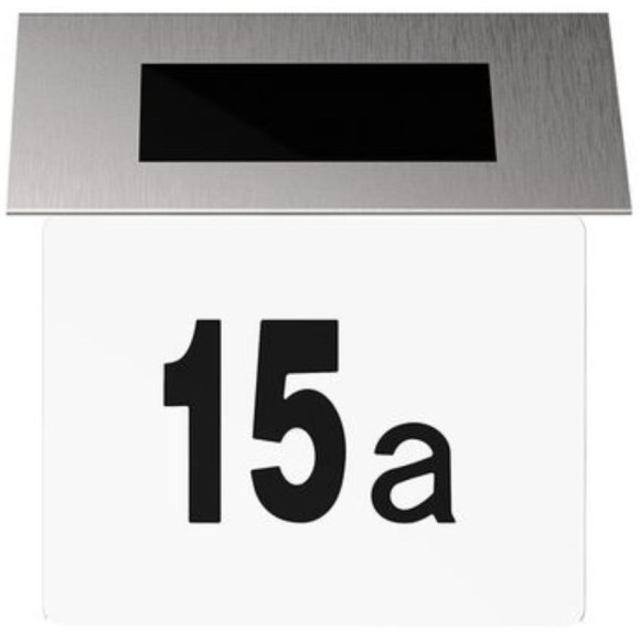 GS091 Номер дома на солнечной батарее LED Gauss Solar, 6500K, 1/12