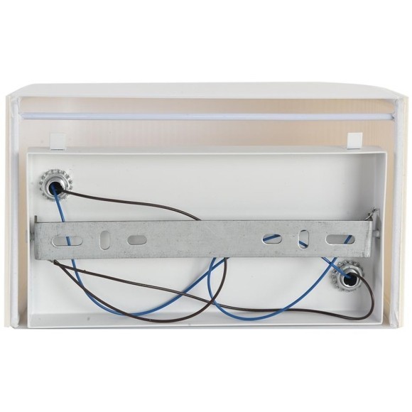 8327/2W MODERNI LN26 424 белый/бежевый, металл/текстиль/пластик Бра E14 2*40W 220V GOFERA