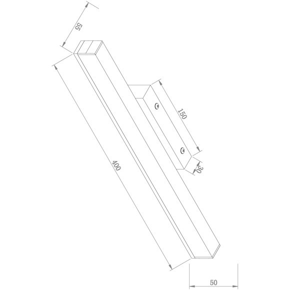 Подсветка для зеркал и картин Maytoni MIR012WL-L9W4K FichteLED 9W