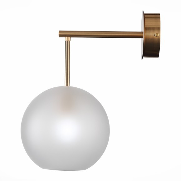 SL1133.501.01 Бра ST-Luce Латунь/Белый E27 1*40W BOPONE SL1133.501.01 Бра ST-Luce Латунь/Белый E27 1*40W BOPONE