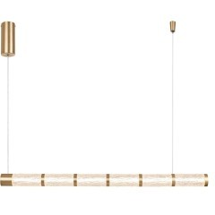 4051/05/12PL Stilfort Columnia (Колумния) Бронзовая подвесная люстра с прозрачным плафоном LED