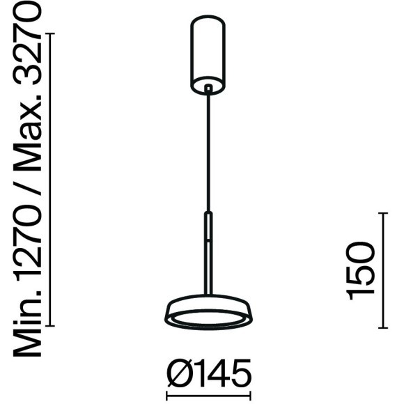 Подвесной светильник Maytoni MOD041PL-L15TR3K