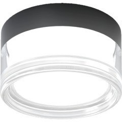 4048/02/01CW-IP Stilfort Ekols 65 (Эколс 65) Черный светильник с прозрачным плафоном LED