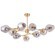 Люстра потолочная Arte Lamp A7759PL-9PB YUKA под лампы 9xE27 60W