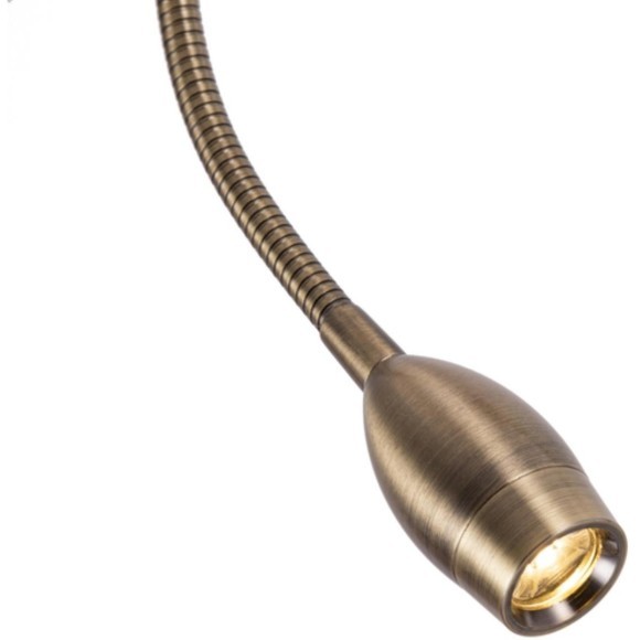 Торшер с выключателем и подсветкой для чтения Elba A2581PN-2AB Торшер с выключателем и подсветкой для чтения Elba A2581PN-2AB