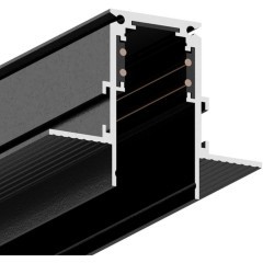 Магнитный шинопровод 2м встраиваемый в ГКЛ 9мм черный Arte Lamp LineaA470206 Магнитный шинопровод 2м встраиваемый в ГКЛ 9мм черный Arte Lamp LineaA470206