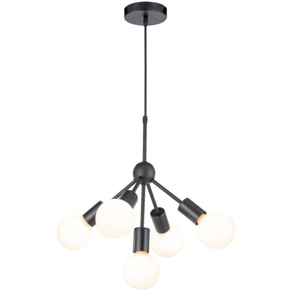 Люстра паук Lussole GRLSP-8271 KENNER IP21 под лампы 5xE27 50W