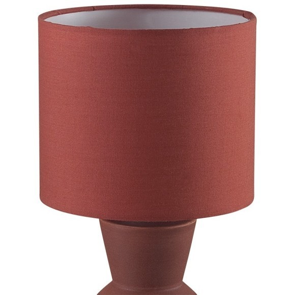 8131/1T MODERNI LN25 терракотовый, керамика/текстиль Настольная лампа E27 1*60W 220V SEGI