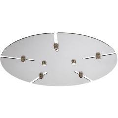 Универсальная потолочная база Crystal Lux D350-5 NICKEL 0990/031