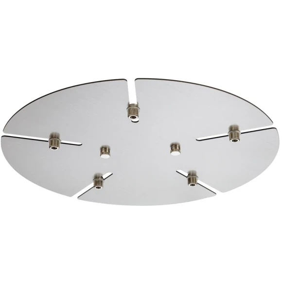 Универсальная потолочная база Crystal Lux D350-5 NICKEL 0990/031