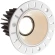 Crystal Lux CLT 083C1 WH 3000K 1400/003 Бесконтурный встраиваемый в ГКЛ светильник, круглый белый, диаметр отверстия в потолке 71мм, светодиодный 12Вт 3000К 1200Лм 24° CRI90 UGR<17