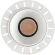 Crystal Lux CLT 083C1 WH 3000K 1400/003 Бесконтурный встраиваемый в ГКЛ светильник, круглый белый, диаметр отверстия в потолке 71мм, светодиодный 12Вт 3000К 1200Лм 24° CRI90 UGR<17