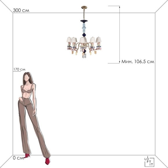 10203/10 Mult Подвесной светильник LOFT IT Grace 10203/10 Mult Подвесной светильник LOFT IT Grace