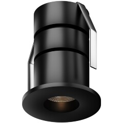Maytoni Cove O511DL-L2B4K Светильник потолочный встраиваемый уличный черный, архитектурный, для террасы COB LED 2Вт 120Лм 66° 4000K CRI90 IP65 -40...+50°C светодиоды CREE