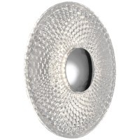 LSP-7447 Lussole DUVAL Настенное бра хром, LED 4000 К, 450 Лм, прозрачный акриловый рассеиватель, IP20