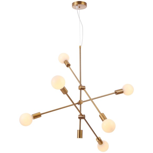 Люстра паук Freya FR5043PL-06BS Octavia под лампы 6xE27 60W Люстра паук Freya FR5043PL-06BS Octavia под лампы 6xE27 60W