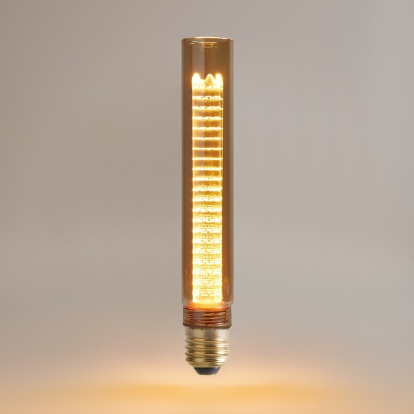 Voltega DIY.Bulbs VG10-TK30192E27warm2W-FD-A арт. 8560 Декоративная диммируемая LED-лампа цоколя E27, 2,5 Вт, 1800К, CRI 80, 70 лм, IP20, желтое стекло, габариты 30х192 мм Voltega DIY.Bulbs VG10-TK30192E27warm2W-FD-A арт. 8560 Декоративная диммируемая LED-лампа цоколя E27, 2,5 Вт, 1800К, CRI 80, 70 лм, IP20, желтое стекло, габариты 30х192 мм