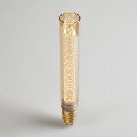 Voltega DIY.Bulbs VG10-TK30192E27warm2W-FD-A арт. 8560 Декоративная диммируемая LED-лампа цоколя E27, 2,5 Вт, 1800К, CRI 80, 70 лм, IP20, желтое стекло, габариты 30х192 мм