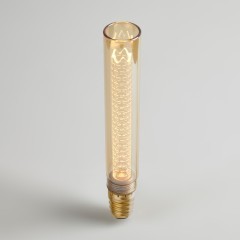 Voltega DIY.Bulbs VG10-TK30192E27warm2W-FD-A арт. 8560 Декоративная диммируемая LED-лампа цоколя E27, 2,5 Вт, 1800К, CRI 80, 70 лм, IP20, желтое стекло, габариты 30х192 мм
