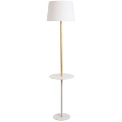 Торшер со столиком Arte Lamp A2102PN-1WH CONNOR под лампу 1xE27 60W Торшер со столиком Arte Lamp A2102PN-1WH CONNOR под лампу 1xE27 60W