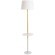 Торшер со столиком Arte Lamp A2102PN-1WH CONNOR под лампу 1xE27 60W