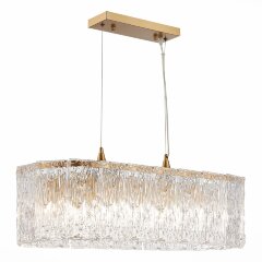 SLE283203-10 Светильник подвесной Золотистый/Прозрачный E27 10*40W RIDA SLE283203-10 Светильник подвесной Золотистый/Прозрачный E27 10*40W RIDA