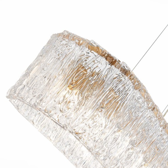 SLE283203-10 Светильник подвесной Золотистый/Прозрачный E27 10*40W RIDA