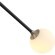 SL429.403.02 Светильник подвесной ST-Luce Черный, Золото/Белый G9 2*5W BASTONCINO