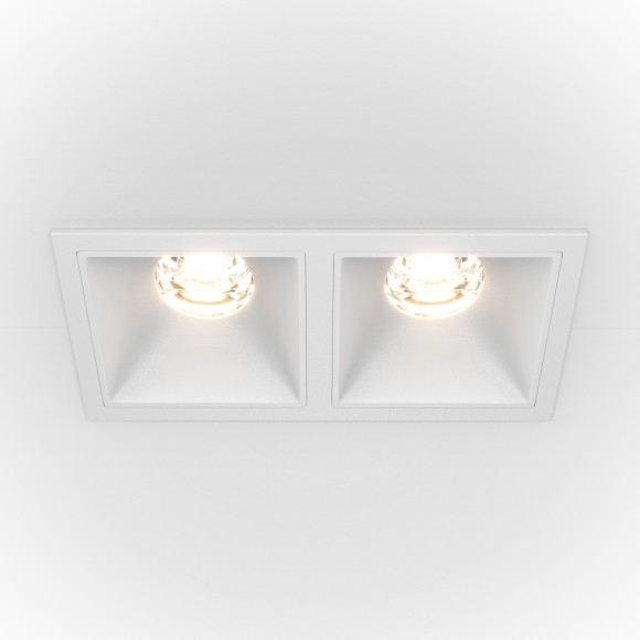 Встраиваемый светильник Maytoni DL043-02-10W3K-SQ-W Alfa LED светодиодный LED 20W