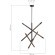 SL6226.403.08 Светильник подвесной ST-Luce Черный, Коричневый E14 8*40W CORK