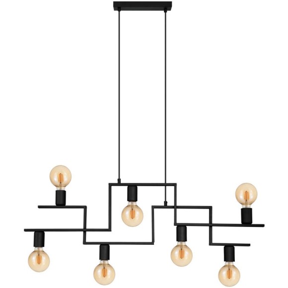 43365 Подвес FEMBARD, 7x60W (E27), L1005, B40, H1100, сталь, черный