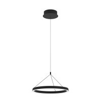 390535 CANYAMEL Светодиодный подвесной светильник диммируемый по TRIAC, 34.5Вт, 5400Лм, 2200-6500K, алюминий, черный-белый