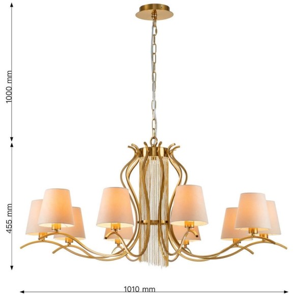 Подвесная люстра Ketten 2867-10P