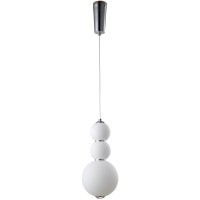 Светильник подвесной Crystal Lux DESI SP3 CHROME/WHITE