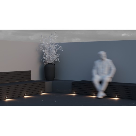 Уличный светильник встраиваемый в дороги и стены Maytoni O015SL-L3B3K Bil IP54 светодиодный LED 3W Уличный светильник встраиваемый в дороги и стены Maytoni O015SL-L3B3K Bil IP54 светодиодный LED 3W