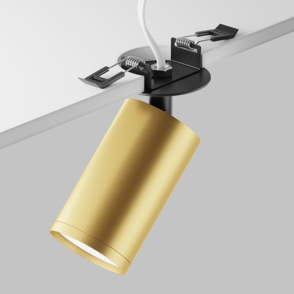 Встраиваемый светильник Maytoni C049CL-U-1BMG Focus S под лампу 1xGU10 10W Встраиваемый светильник Maytoni C049CL-U-1BMG Focus S под лампу 1xGU10 10W