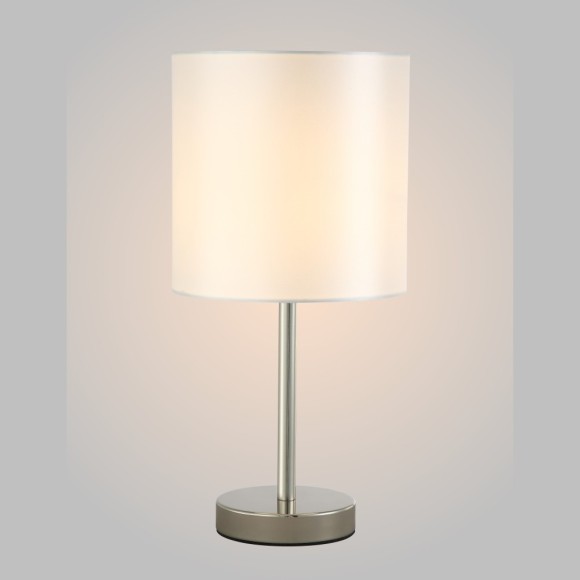 Настольная лампа Crystal Lux SERGIO LG1 NICKEL Настольная лампа Crystal Lux SERGIO LG1 NICKEL