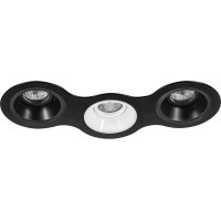 Встраиваемый светильник Lightstar D697070607 Domino под лампы 3xGU5.3 150W