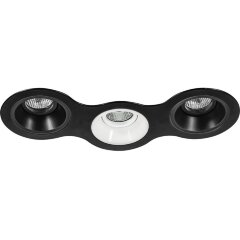 Встраиваемый светильник Lightstar D697070607 Domino под лампы 3xGU5.3 150W