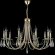 Люстра Crystal Lux VICTORIA SP10 GOLD/AMBER