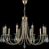 Люстра Crystal Lux VICTORIA SP10 GOLD/AMBER