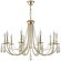 Люстра Crystal Lux VICTORIA SP10 GOLD/AMBER