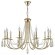 Люстра Crystal Lux VICTORIA SP10 GOLD/AMBER