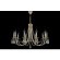 Люстра Crystal Lux VICTORIA SP10 GOLD/AMBER