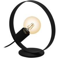 43615 Настольная лампа FRIJOLAS, 1Х40W, E27, L240, B30, H245, основание: ?120, сталь, черный