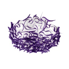 10593/780C Purple Loft IT CLIZIA потолочный светильник, белое металлическое основание, фиолетово-белый пластиковый плафон, 5 × E27, до 12 Вт на лампу, 60 Вт