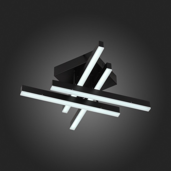 SL933.402.04 Люстра потолочная ST-Luce Черный/Черный, Белый LED 1*22W 3000K/4000K/6000K SAMENTO